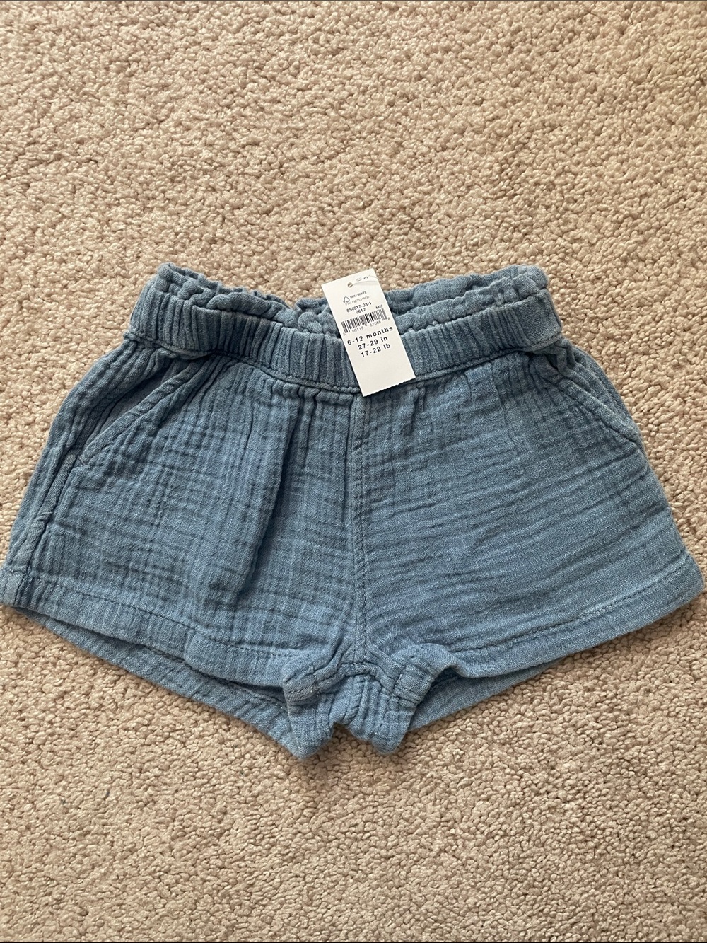 GAP Blue Gauze Knit Kids Shorts